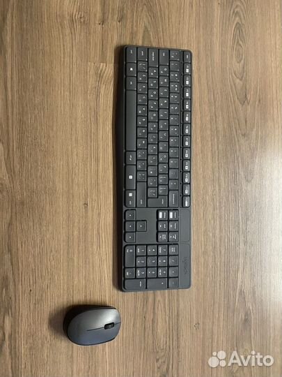 Беспроводная клавиатура и мышь logitech