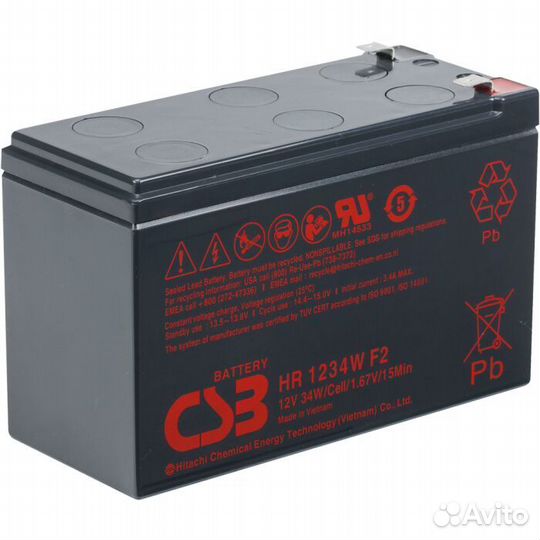 Аккумуляторная батарея CSB HR 1234W F2 оптом