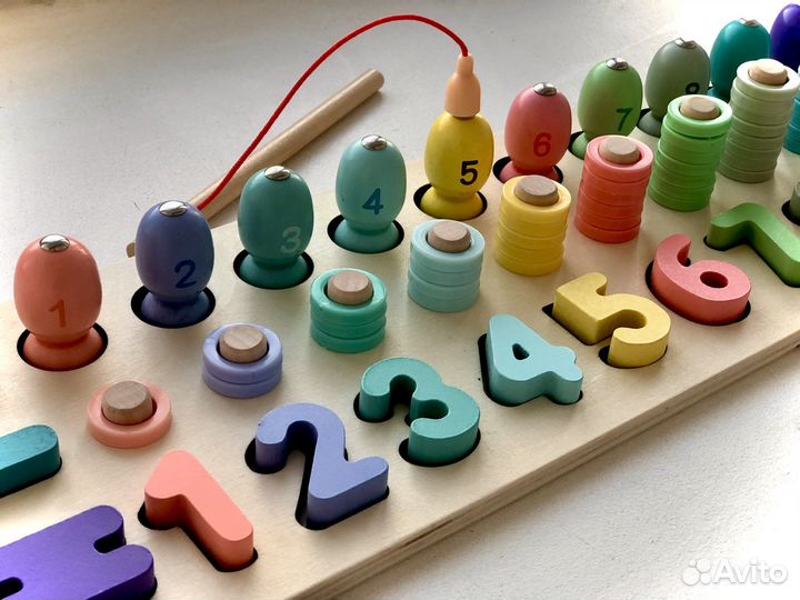Развивающие игрушки - сортер, пицца, доски