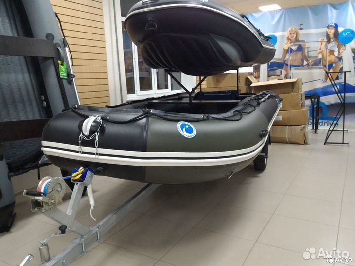 Лодка пвх Stormline Adventure Standard 380 зеленая