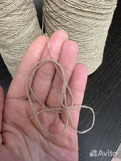 Итальянская бобинная пряжа альпака с мериносом