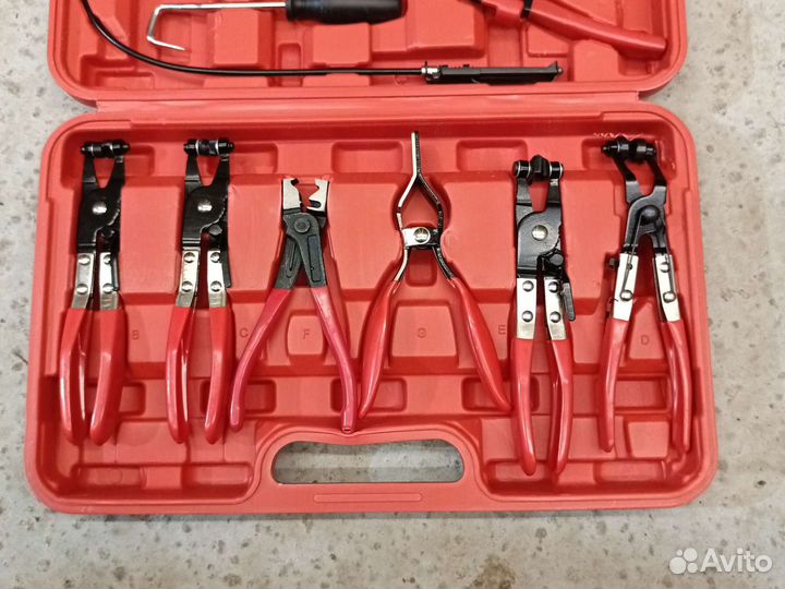 Набор щипцов для снятия хомутов шлангов