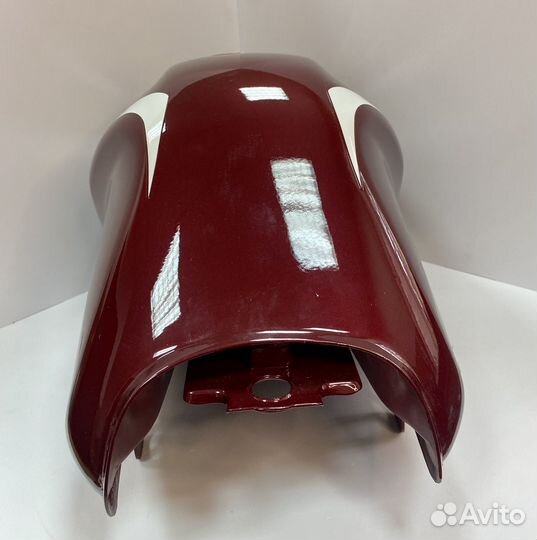 Бак топливный на мопед Vento Riva CX/SX бордовый