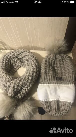 Комплект шапка и шарф