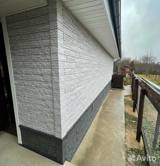 Фасадные панели stein Молочный