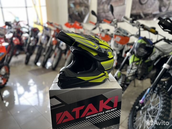 Шлем кроссовый Ataki JK801A Legacy