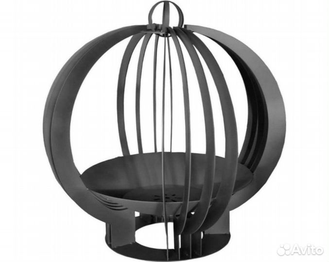 Очаг гриль из стали 60см