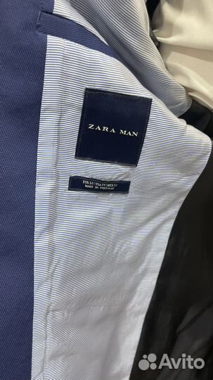 Костюм двойка синий zara man