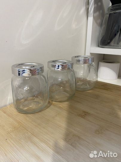 Банки для специй IKEA стекло