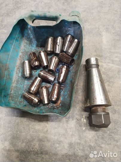 Переходник с исо 50 на км4, цанговый патрон исо 50