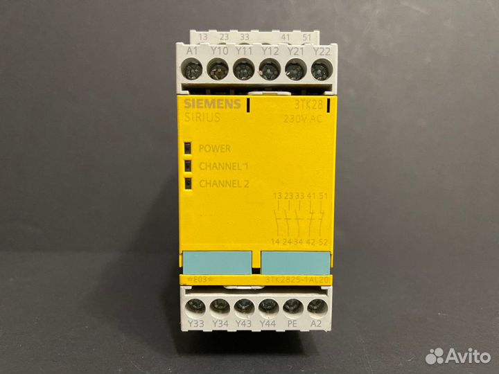 Siemens 3TK2825-1AL20 Реле, Б/У, 2 шт