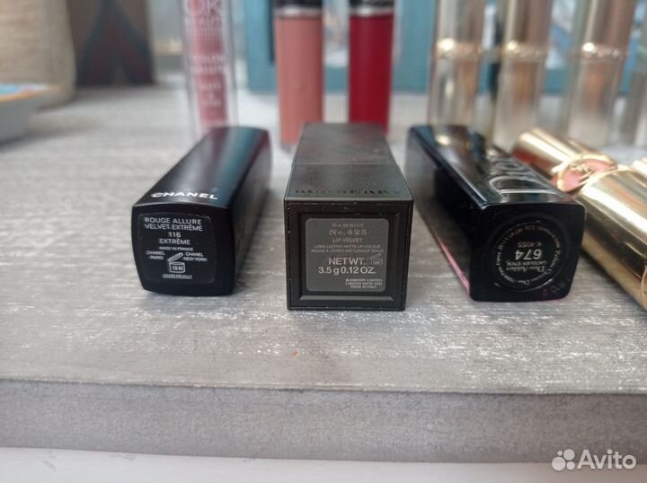 Помада Chanel burberry l'oreal и др