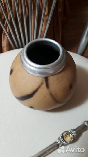 Колебас и бомбилья для чая мате