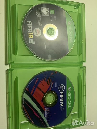 Игры на xbox one (Fifa18-19) диски