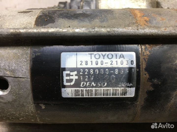 Стартер Toyota Sienta I (2003—2006)