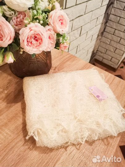 Пуховый платок паутинка Оренбургский