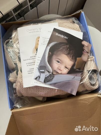 Новый эргорюкзак babybjorn one mesh розовый