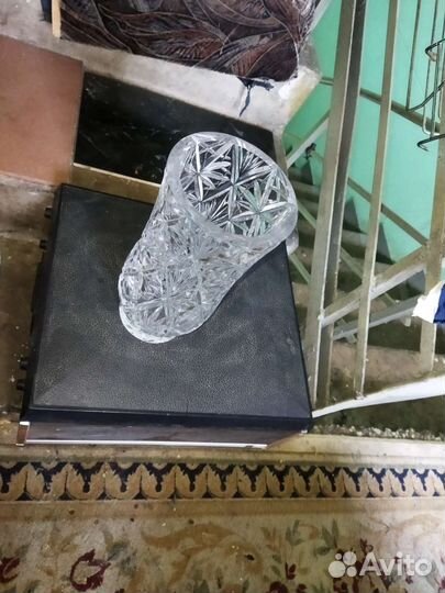 Ваза хрустальная большая СССР
