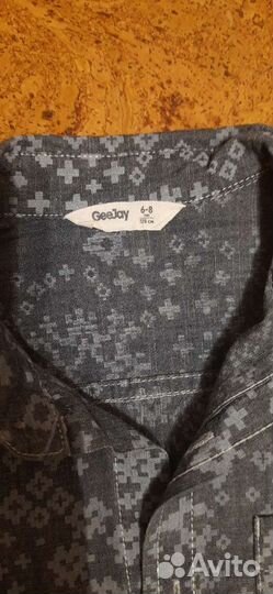 Рубашка на мальчика 134