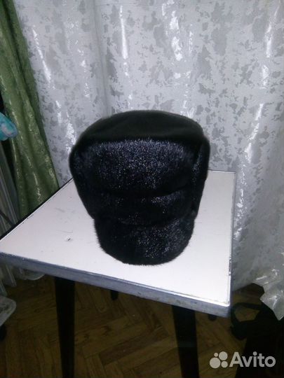 Норковая шапка мужская новая