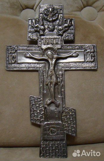 Киотный крест староверческий Гуслицы 19 век