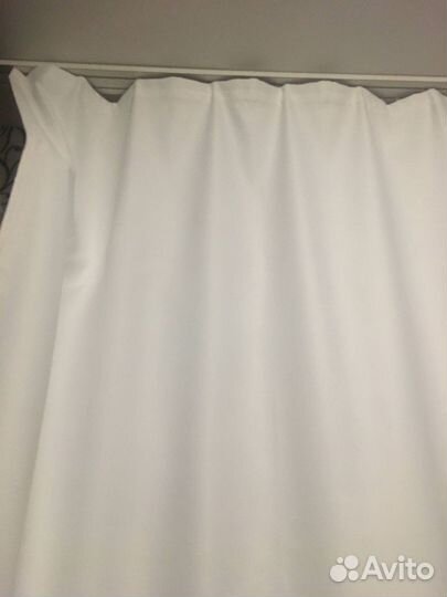 Шторы белые blackaut