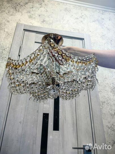 Люстра потолочная бу