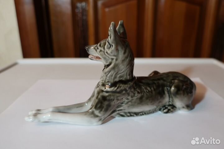 Овчарка. Статуэтка лфз. Клеймо. Идеал