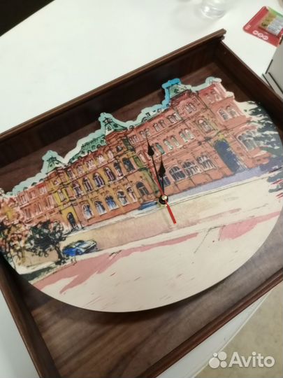 Часы.Подарок учителю
