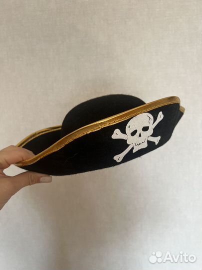 Шляпа пирата набор детский