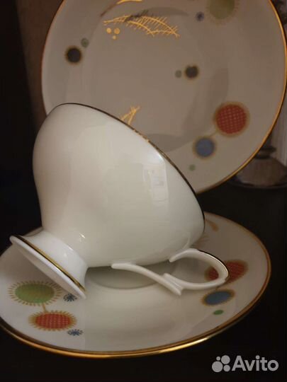 Oscar Schaller винтаж чайное трио