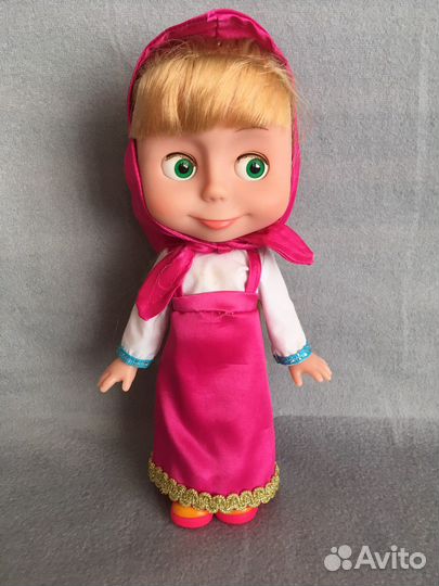 Кукла Маша и медведь озвученная 25 см