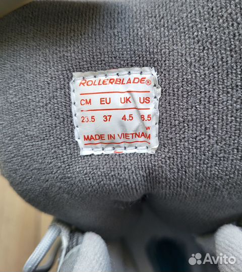 Роликовые коньки rollerblade 36-37 + защита