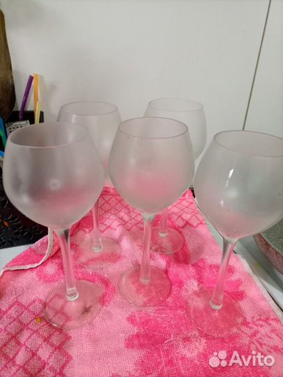 Бокалы матовые СССР