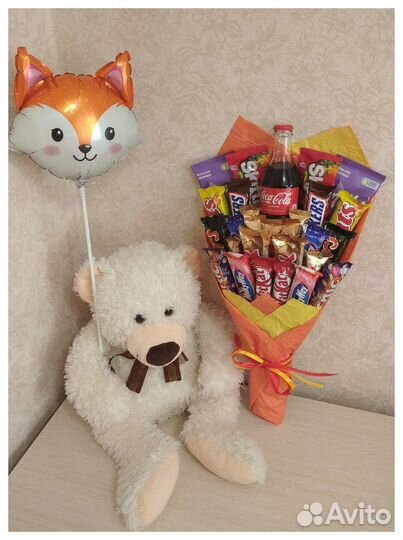 Букеты мужские и женские. Детские букеты. Подарки