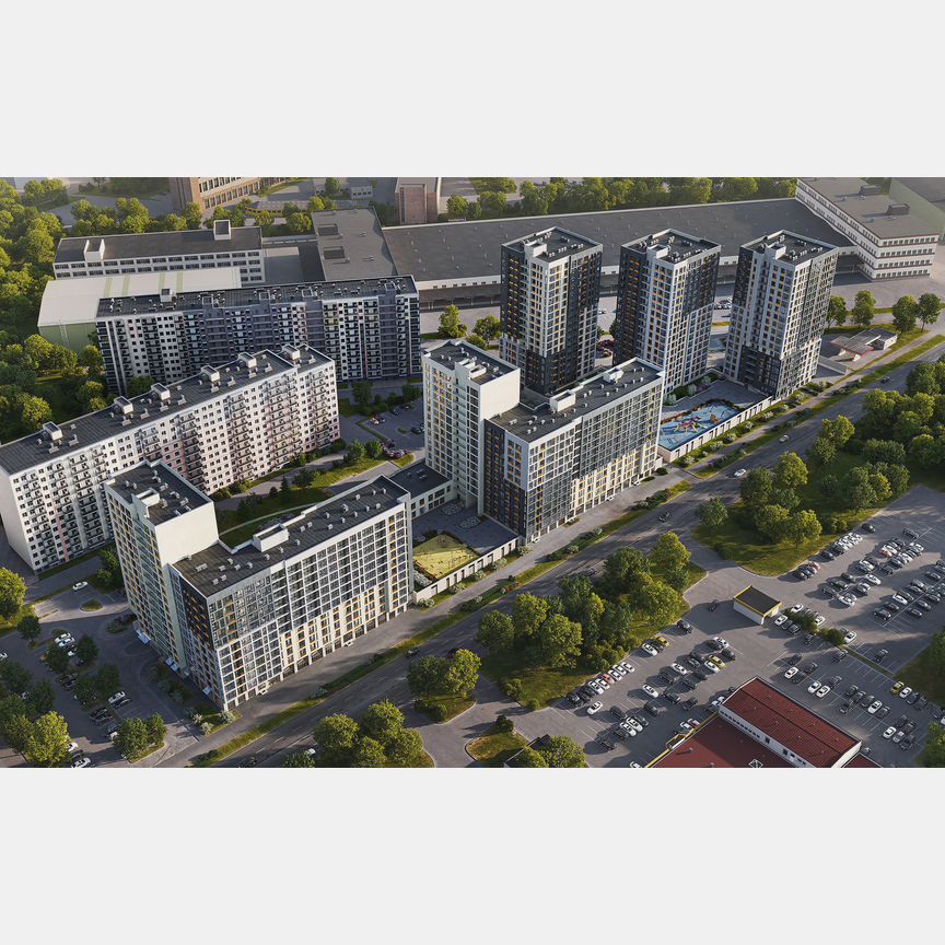 2-к. квартира, 62,1 м², 16/18 эт.