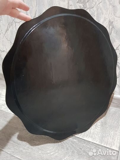 Тарелка деревянная хохлома