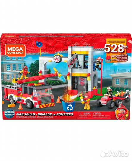 Конструктор Mega Construx Пожарная команда