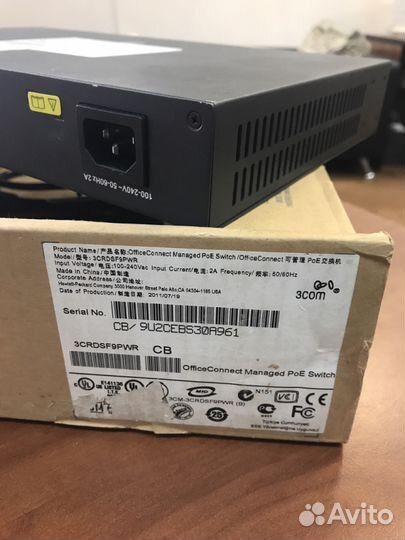 Switch 3COM 3crdsf9pwr