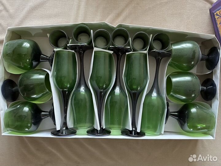 Подарочный набор бокалы, стаканы, рюмки