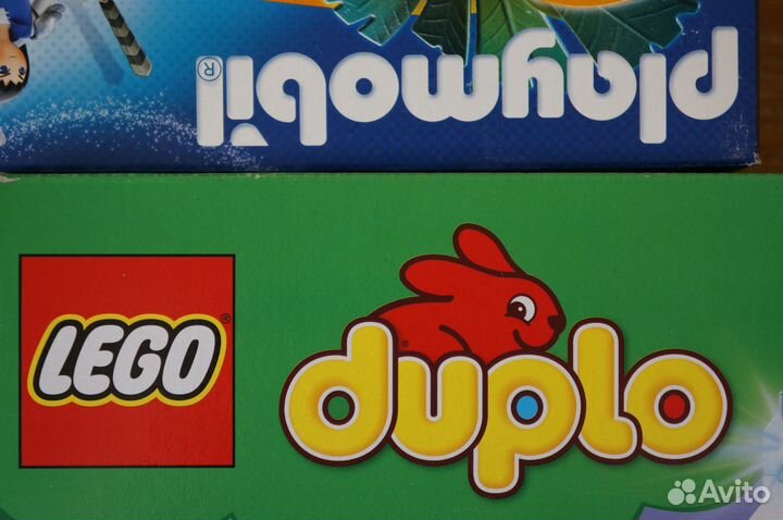 Новые наборы Lego Duplo, Playmobil. Остатки от