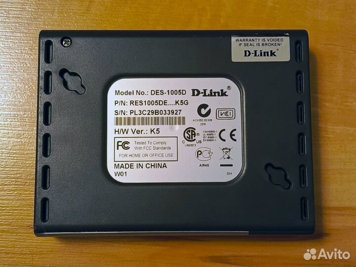 Коммутатор 5 port D-Link DES-1005D