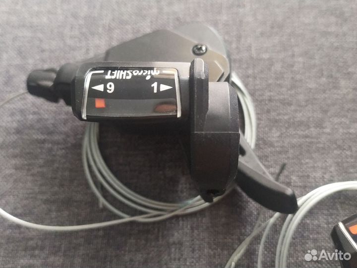 Microshift ts38 шифтеры монетки 3/9 комплект