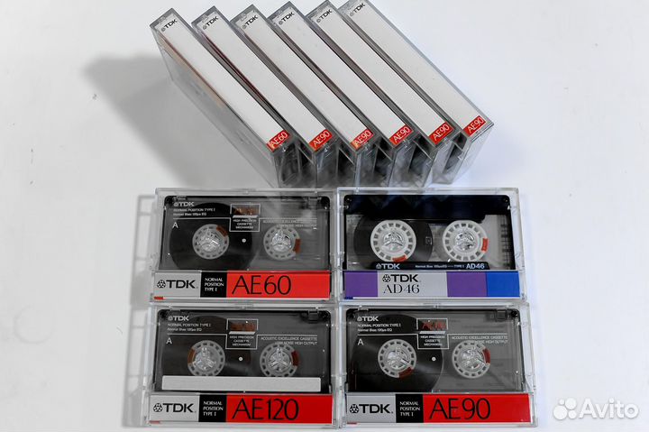 Винтажные Компакт Кассеты, наборами по 10шт