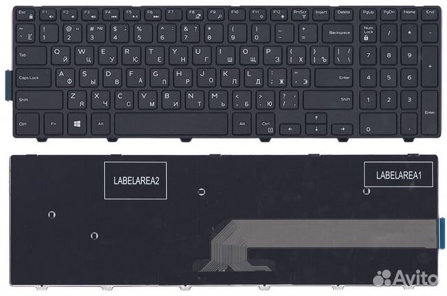 Клавиатура для ноутбука Dell 15-3000 15-5000 p/n: