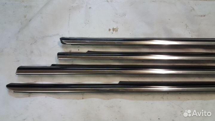 Молдинги дверей верхние хром мерседес w220 mb