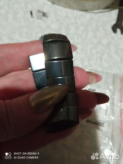 Гематитовый браслет