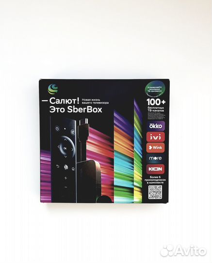 4К тв приставка Sberbox