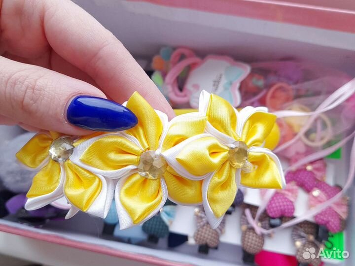 Аксессуары-заколки, резинки,браслеты,брошь,ободки