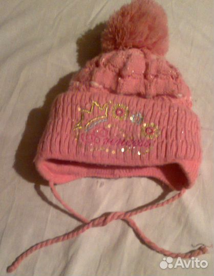 Шапки детские, варежки